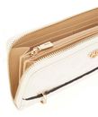 GUESS Zarela SLG Large Zip Around Wallet L Creme White Logo GUESS Zarela SLG Large Zip Around Wallet L Creme White Logo