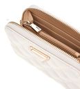 GUESS Giully Zip Around Wallet M Creme White GUESS Giully Zip Around Wallet M Creme White