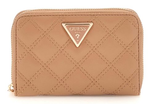 GUESS Giully Zip Around Wallet M Beige