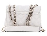 GUESS Giully Mini 2 Compartment Convertible Flap XS Creme White