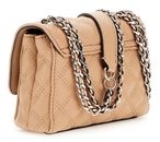 GUESS Giully Mini 2 Compartment Convertible Flap XS Beige