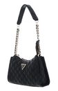 GUESS Giully Top Zip Shoulder Bag Black GUESS Giully Top Zip Shoulder Bag Black