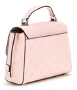 GUESS Zarela Top Handle Flap Bag Peony Logo GUESS Zarela Top Handle Flap Bag Peony Logo