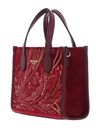 GUESS Silvana Two Compartment Mini Tote XS Claret
