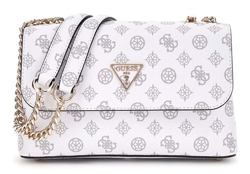 GUESS Eco Erica Convertible Crossbody Flap White Logo