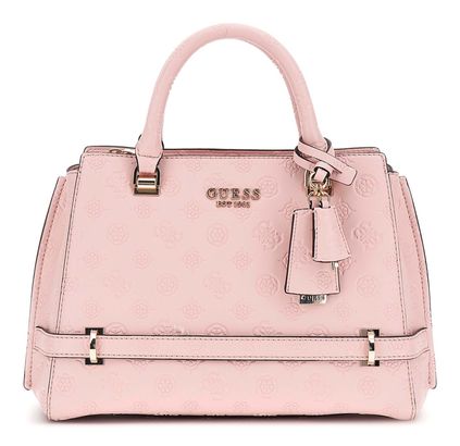 GUESS Zarela Luxury Satchel Peony Logo