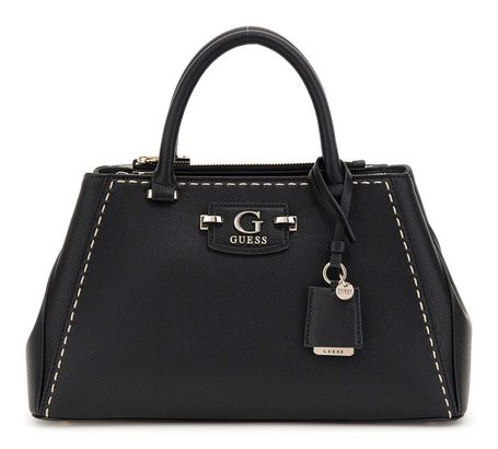 GUESS Nastra Society Satchel Black