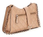 GUESS Giully Top Zip Shoulder Bag Beige