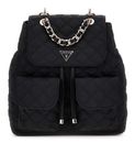 GUESS Giully Flap Backpack Black GUESS Giully Flap Backpack Black