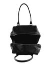 LIEBESKIND BERLIN 3D Leather Kayla Satchel M Black LIEBESKIND BERLIN 3D Leather Kayla Satchel M Black