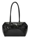LIEBESKIND BERLIN Lack Distressed Kayla Satchel S Black LIEBESKIND BERLIN Lack Distressed Kayla Satchel S Black