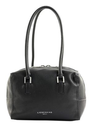LIEBESKIND BERLIN 3D Leather Kayla Satchel S Black