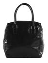 LIEBESKIND BERLIN Lack Distressed Kayla Satchel M Black LIEBESKIND BERLIN Lack Distressed Kayla Satchel M Black