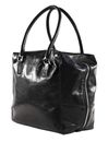 LIEBESKIND BERLIN Lack Distressed Kayla Satchel M Black LIEBESKIND BERLIN Lack Distressed Kayla Satchel M Black