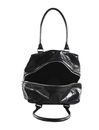 LIEBESKIND BERLIN Lack Distressed Kayla Satchel M Black LIEBESKIND BERLIN Lack Distressed Kayla Satchel M Black