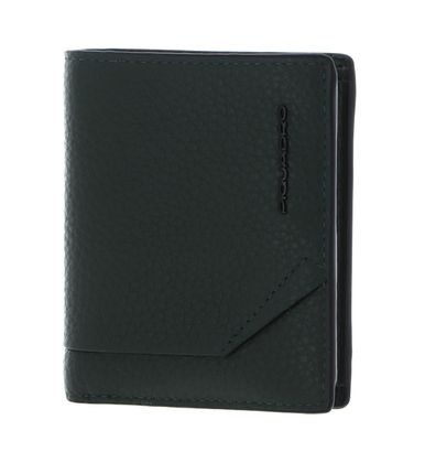 PIQUADRO Than Vertical Men's Wallet with Coin Pocket RFID Green PIQUADRO Than Vertical Men's Wallet with Coin Pocket RFID Green