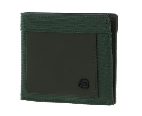 PIQUADRO Orion Men's Wallet Removable Document Facility RFID Green