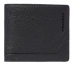 PIQUADRO Than Men's Wallet Flip Out ID Holder RFID Black