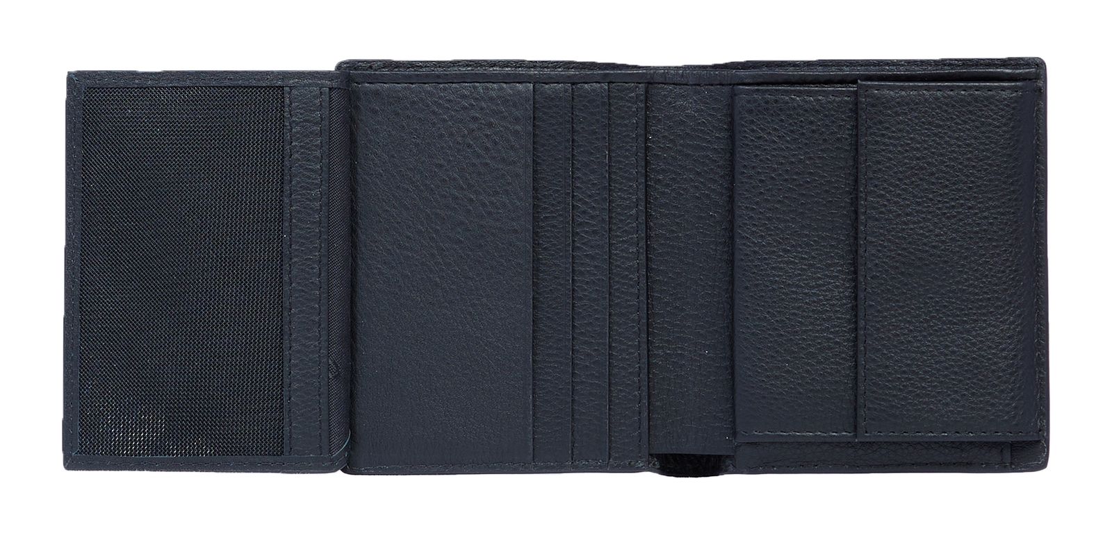 PIQUADRO Than Vertical Men's Wallet with Coin Pocket RFID Black PIQUADRO Than Vertical Men's Wallet with Coin Pocket RFID Black