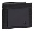 PIQUADRO Orion Wallet with Coin Pocket RFID Black PIQUADRO Orion Wallet with Coin Pocket RFID Black