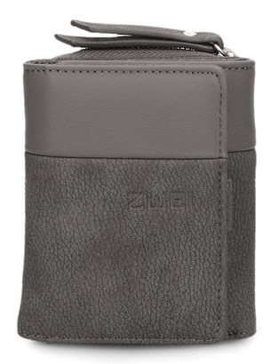 zwei Eva EVW15 Wallet Nubuk-Stone