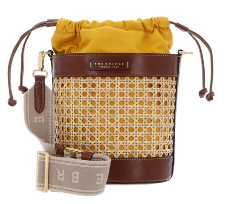 THE BRIDGE Greta Wow Bucket Bag Marrone 14 / Oro