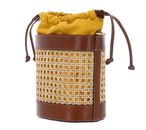 THE BRIDGE Greta Wow Bucket Bag Marrone 14 / Oro THE BRIDGE Greta Wow Bucket Bag Marrone 14 / Oro