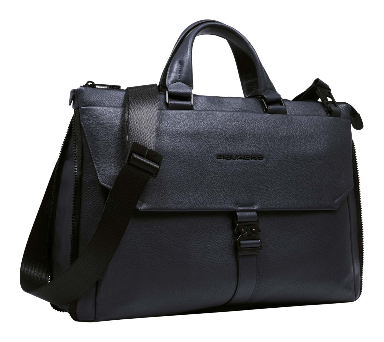 PIQUADRO Than Expandable Briefcase 15,6" M Black PIQUADRO Than Expandable Briefcase 15,6" M Black