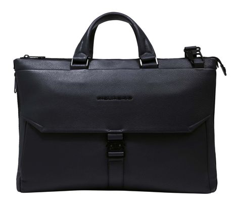 PIQUADRO Than Expandable Briefcase 15,6" M Black