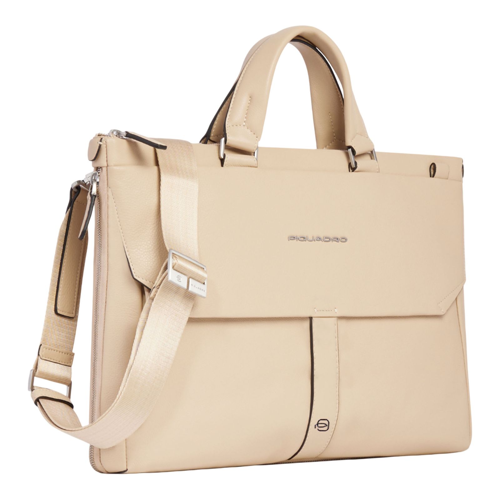 PIQUADRO Than Expandable Briefcase 15,6" M Beige PIQUADRO Than Expandable Briefcase 15,6" M Beige