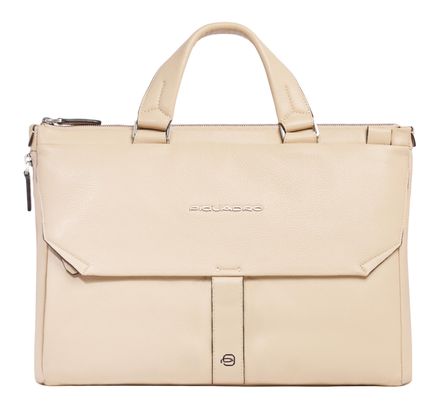 PIQUADRO Than Expandable Briefcase 14" S Beige