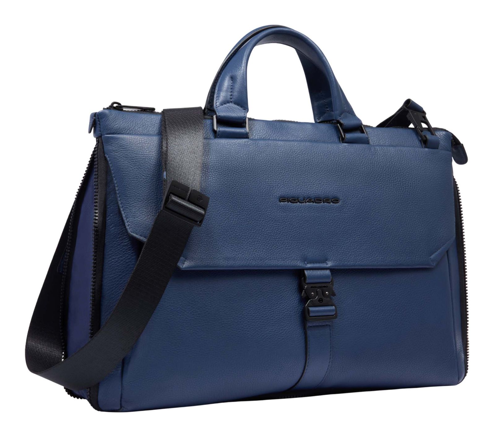PIQUADRO Than Expandable Briefcase 15,6" M Blue PIQUADRO Than Expandable Briefcase 15,6" M Blue