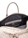 GUESS Wilder Weekender Duffel Bag Beige / White GUESS Wilder Weekender Duffel Bag Beige / White