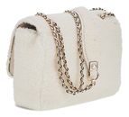GUESS Aslia Convertible Crossbody Flap Bag White GUESS Aslia Convertible Crossbody Flap Bag White