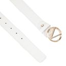 VALENTINO Hampton Plaque Buckle Belt W85 Bianco / Oro - kürzbar VALENTINO Hampton Plaque Buckle Belt W85 Bianco / Oro - kürzbar