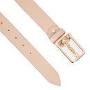 VALENTINO Around Plaque Buckle Belt W95 Beige / Oro - kürzbar VALENTINO Around Plaque Buckle Belt W95 Beige / Oro - kürzbar