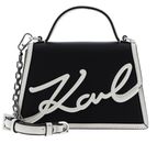KARL LAGERFELD K / Signature 2.0 Crossbody Bag S Black / White