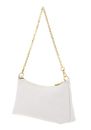 COCCINELLE Aura Mini Bag Grained Leather Blanco