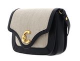 COCCINELLE C-Me Canvas Handbag Natural / Noir COCCINELLE C-Me Canvas Handbag Natural / Noir