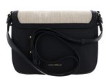 COCCINELLE C-Me Canvas Handbag Natural / Noir COCCINELLE C-Me Canvas Handbag Natural / Noir