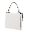 COCCINELLE Arlettis Signature Handbag Grained Leather Blanco