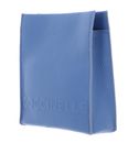 COCCINELLE Myrtha Maxi Log Crossbody Bag Grained Leather Azul