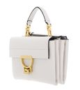 COCCINELLE Arlettis Signature Handbag Grained Leather Blanco