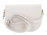 COCCINELLE Dew Crossbody Grained Leather Blanco