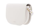 COCCINELLE Dew Crossbody Grained Leather Blanco