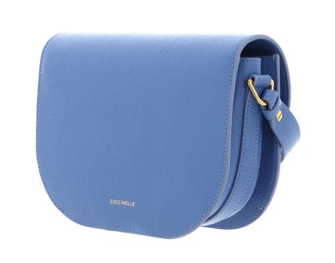 COCCINELLE cross body bag Dew Crossbody Grained Leather Azul