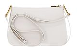 COCCINELLE Magie Mini Bag Grained Leather Blanco