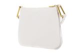 COCCINELLE Magie Mini Bag Grained Leather Blanco