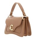 COCCINELLE C-Me Grained Leather Handbag Skin