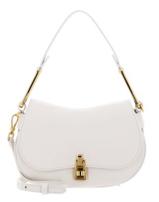 COCCINELLE Magie Soft Shoulderbag Grained Leather Blanco